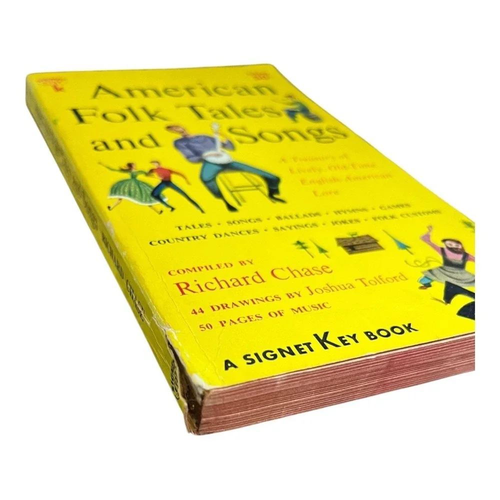 American Folk Tales & Songs compiled by Richard Chase Signet Key Book Paperback
